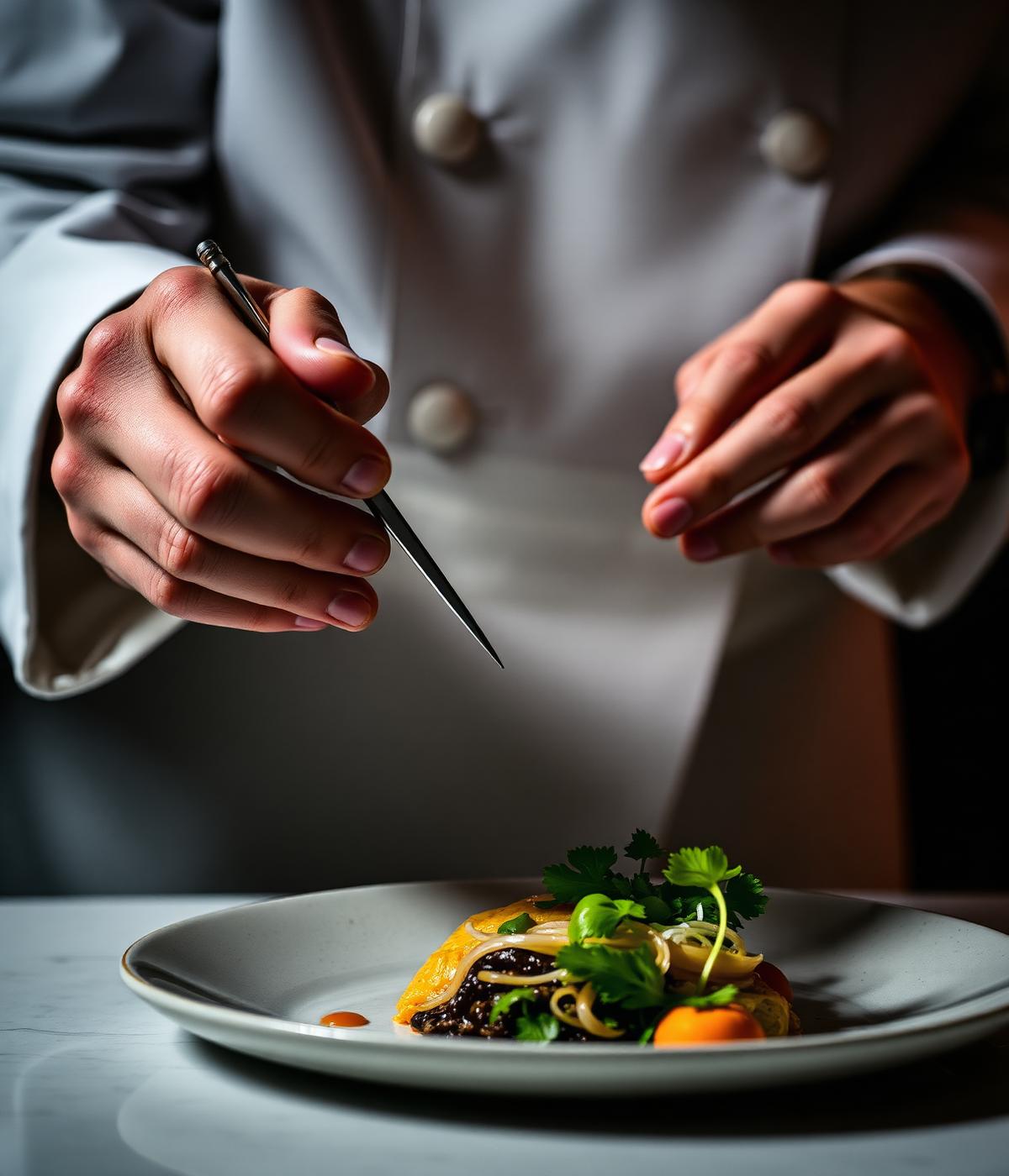 Chef plating